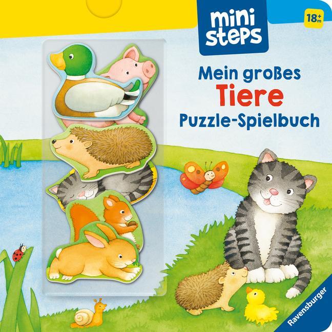 Cover: 9783473302703 | ministeps: Mein großes Tiere Puzzle-Spielbuch | Ab 18 Monaten | Buch