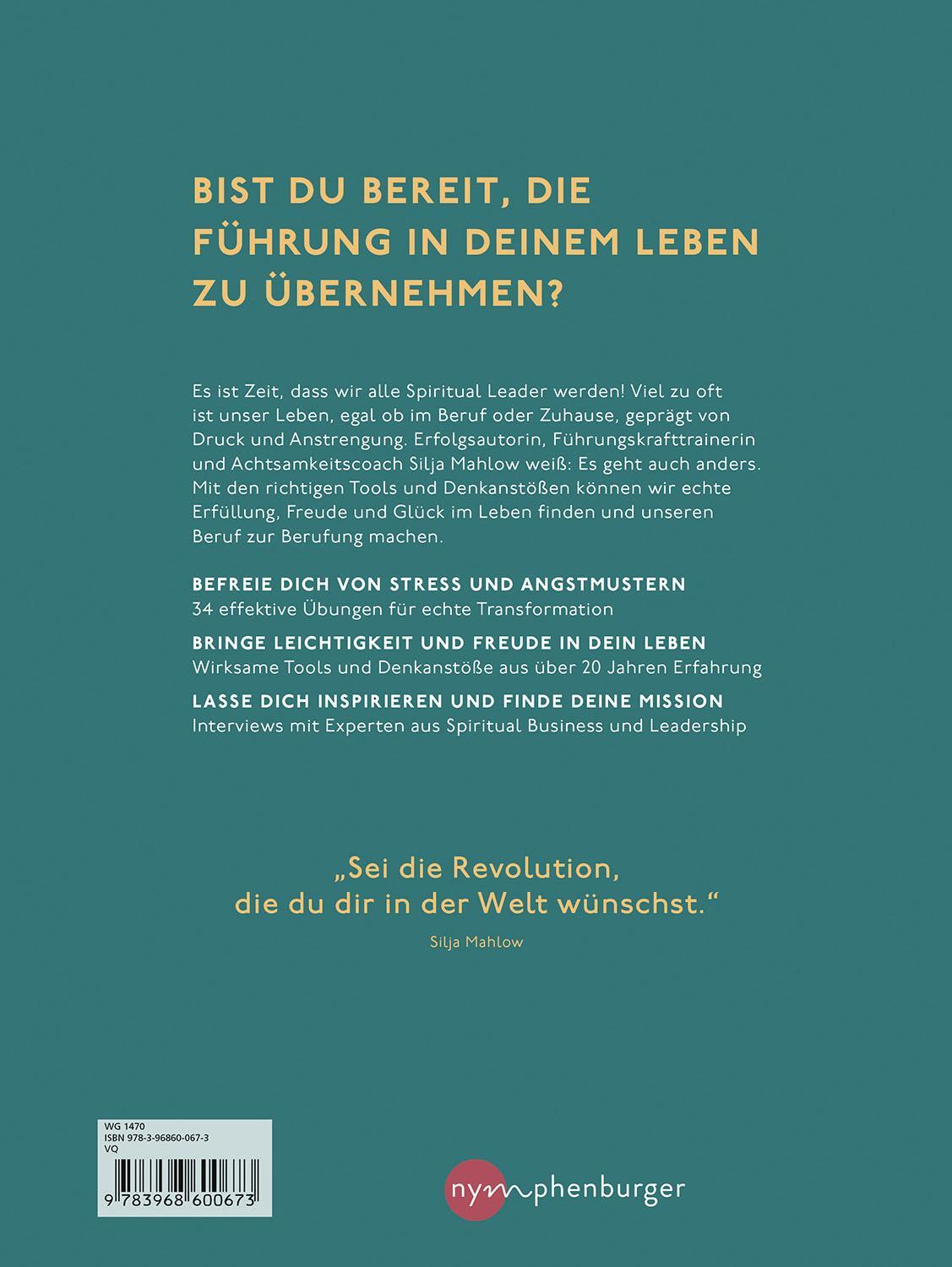 Rückseite: 9783968600673 | Spiritual Leadership | Silja Mahlow | Taschenbuch | 184 S. | Deutsch