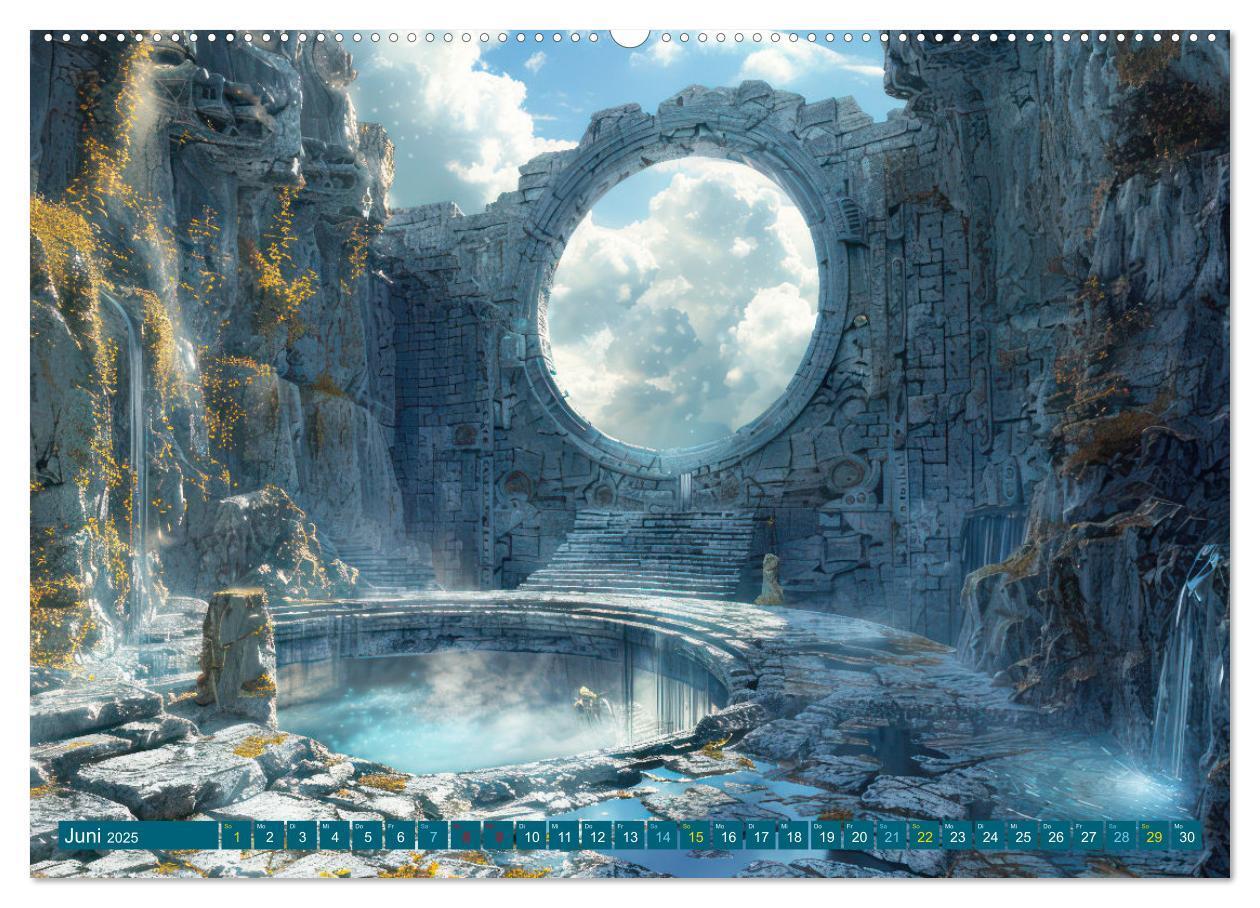 Bild: 9783383827358 | Mystische rätselhafte Orte (hochwertiger Premium Wandkalender 2025...