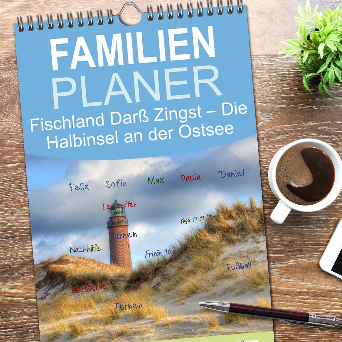 Bild: 9783457113455 | Familienplaner 2025 - Fischland Darß Zingst ¿ Die Halbinsel an der...