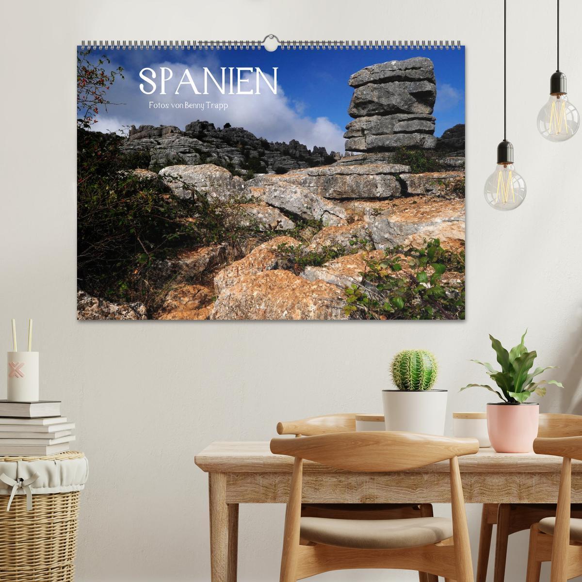 Bild: 9783435677412 | Spanien (Wandkalender 2025 DIN A2 quer), CALVENDO Monatskalender