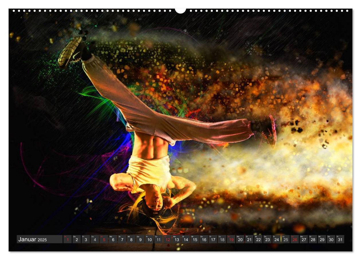 Bild: 9783435597901 | Break Dance (hochwertiger Premium Wandkalender 2025 DIN A2 quer),...