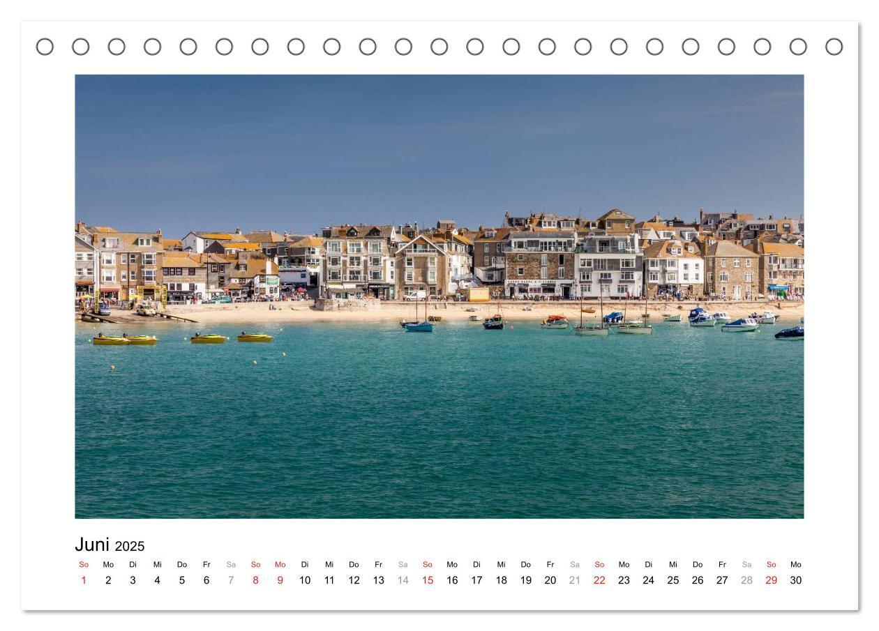 Bild: 9783435673582 | Cornwall - Land zwischen den Meeren (Tischkalender 2025 DIN A5...