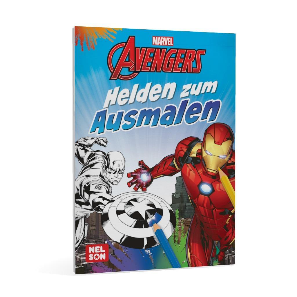 Bild: 9783845122342 | Marvel Avengers: Helden zum Ausmalen | Taschenbuch | MARVEL | Malblock