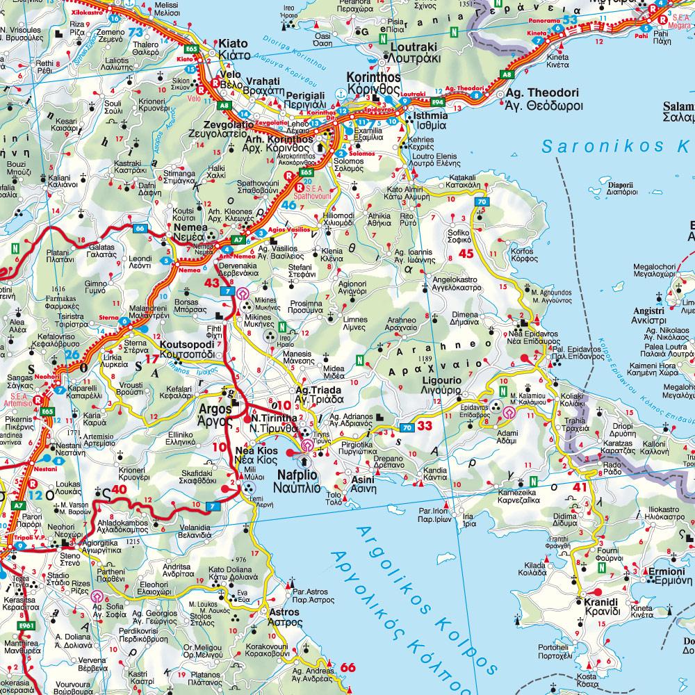 Bild: 9783707921779 | Griechenland, Straßenkarte 1:500.000, freytag &amp; berndt | berndt | 2022