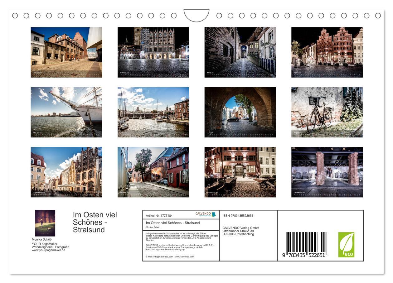 Bild: 9783435522651 | Im Osten viel Schönes - Stralsund (Wandkalender 2025 DIN A4 quer),...