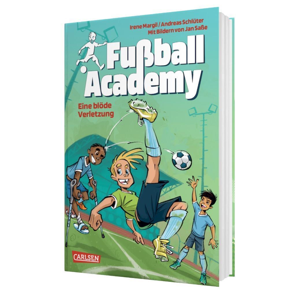 Bild: 9783551652072 | Fußball Academy 2: Eine blöde Verletzung | Irene Margil (u. a.) | Buch