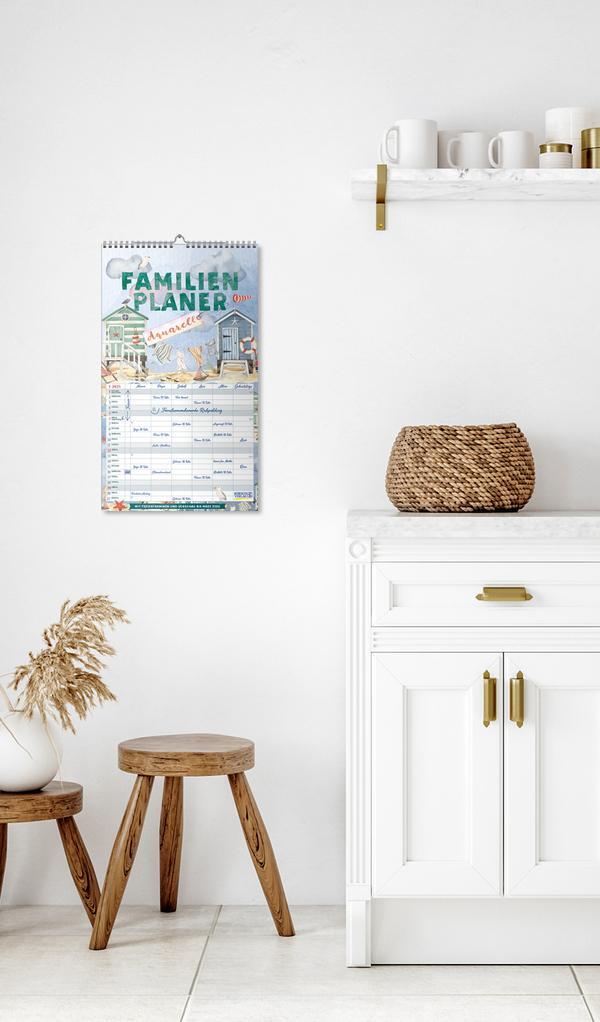 Bild: 9783731877127 | Familienplaner Aquarell 2025 | Verlag Korsch | Kalender | 14 S. | 2026