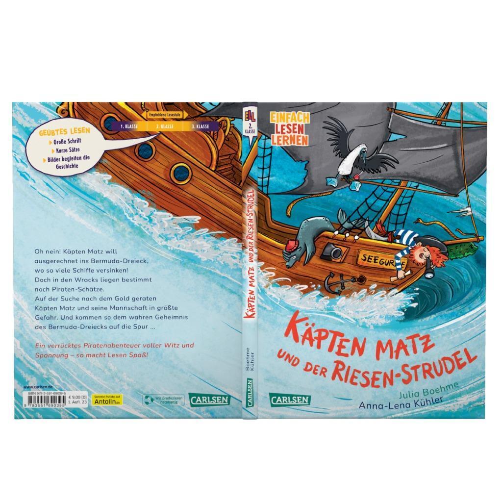 Bild: 9783551690395 | Käpten Matz und der Riesen-Strudel | Julia Boehme | Buch | Käpten Matz