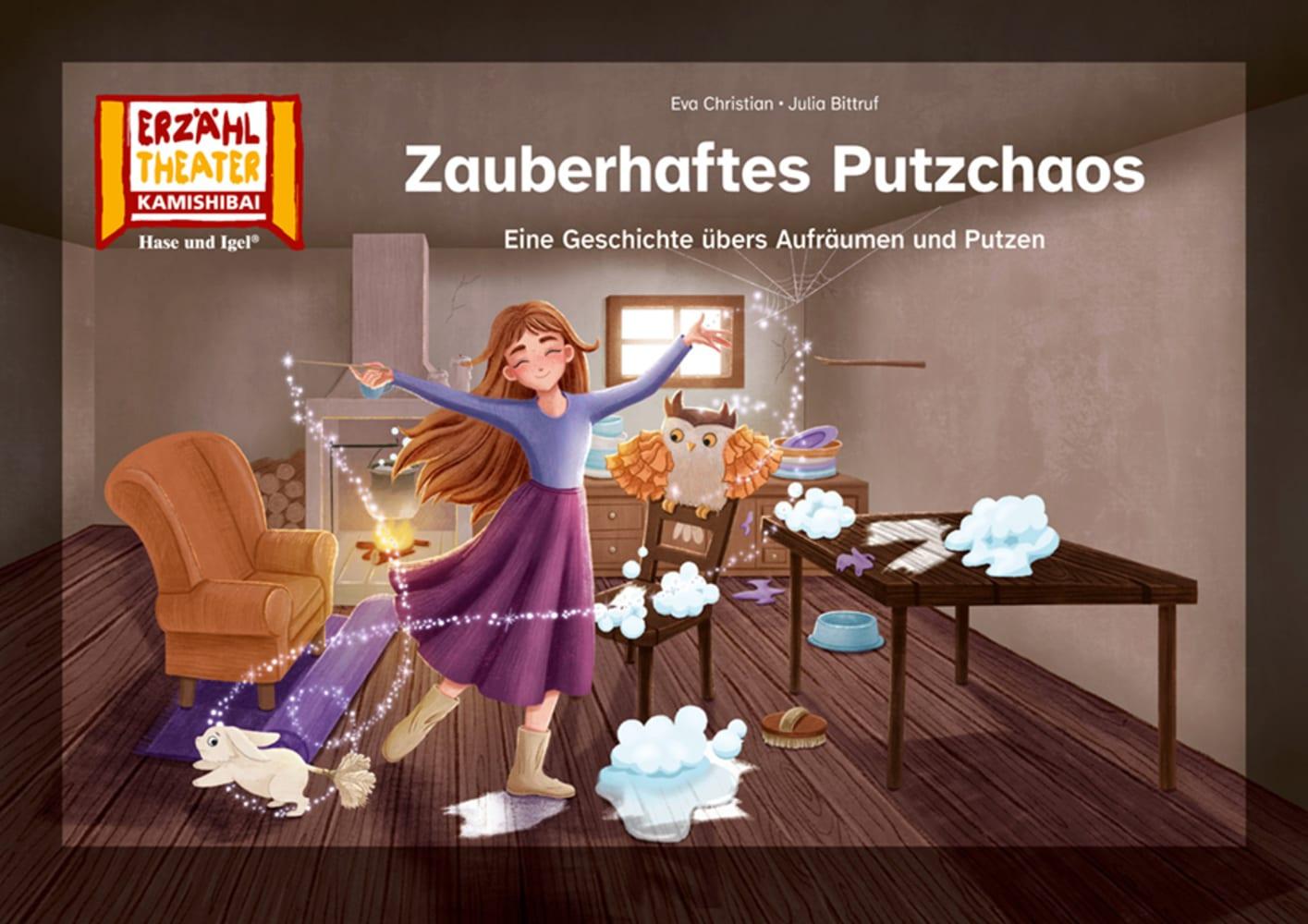 Cover: 4260505832582 | Zauberhaftes Putzchaos / Kamishibai Bildkarten | Christian Eva | Buch