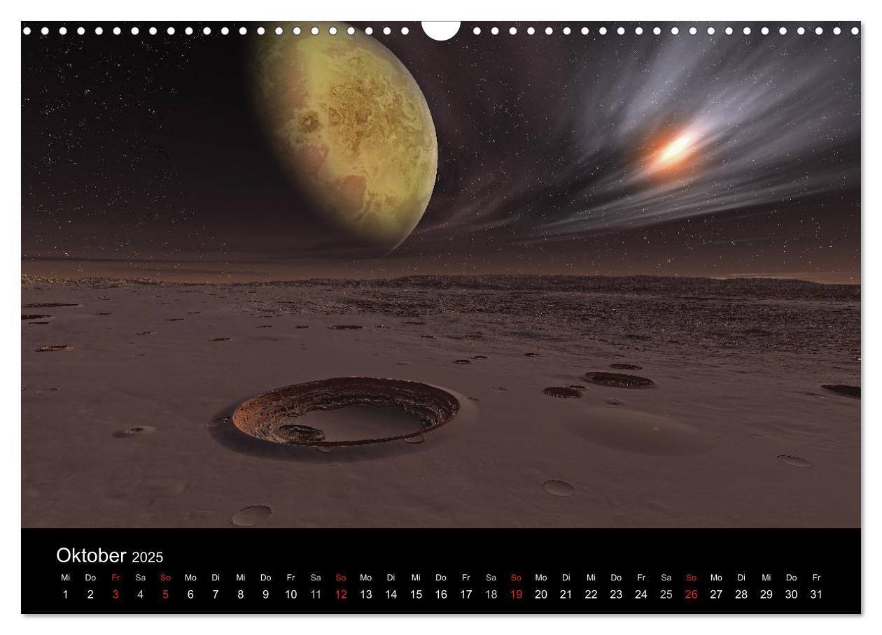 Bild: 9783435697236 | Fantasie-Planeten (Wandkalender 2025 DIN A3 quer), CALVENDO...