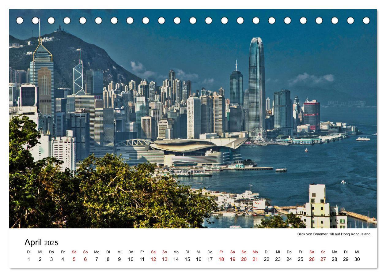 Bild: 9783435161447 | Megacity Hong Kong (Tischkalender 2025 DIN A5 quer), CALVENDO...