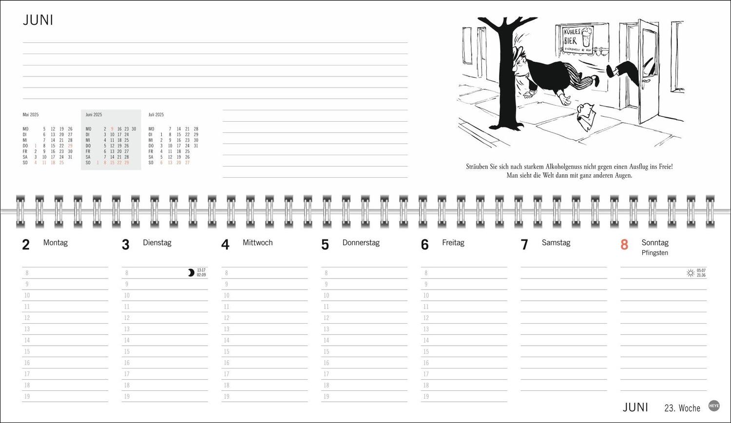 Bild: 9783756406517 | Loriot Büroplaner 2025 | Loriot | Kalender | Loriot Kalender Heye