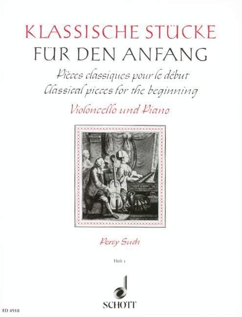 Cover: 9783795796891 | Klassische Stücke für den Anfang | Band 1. Violoncello und Klavier.