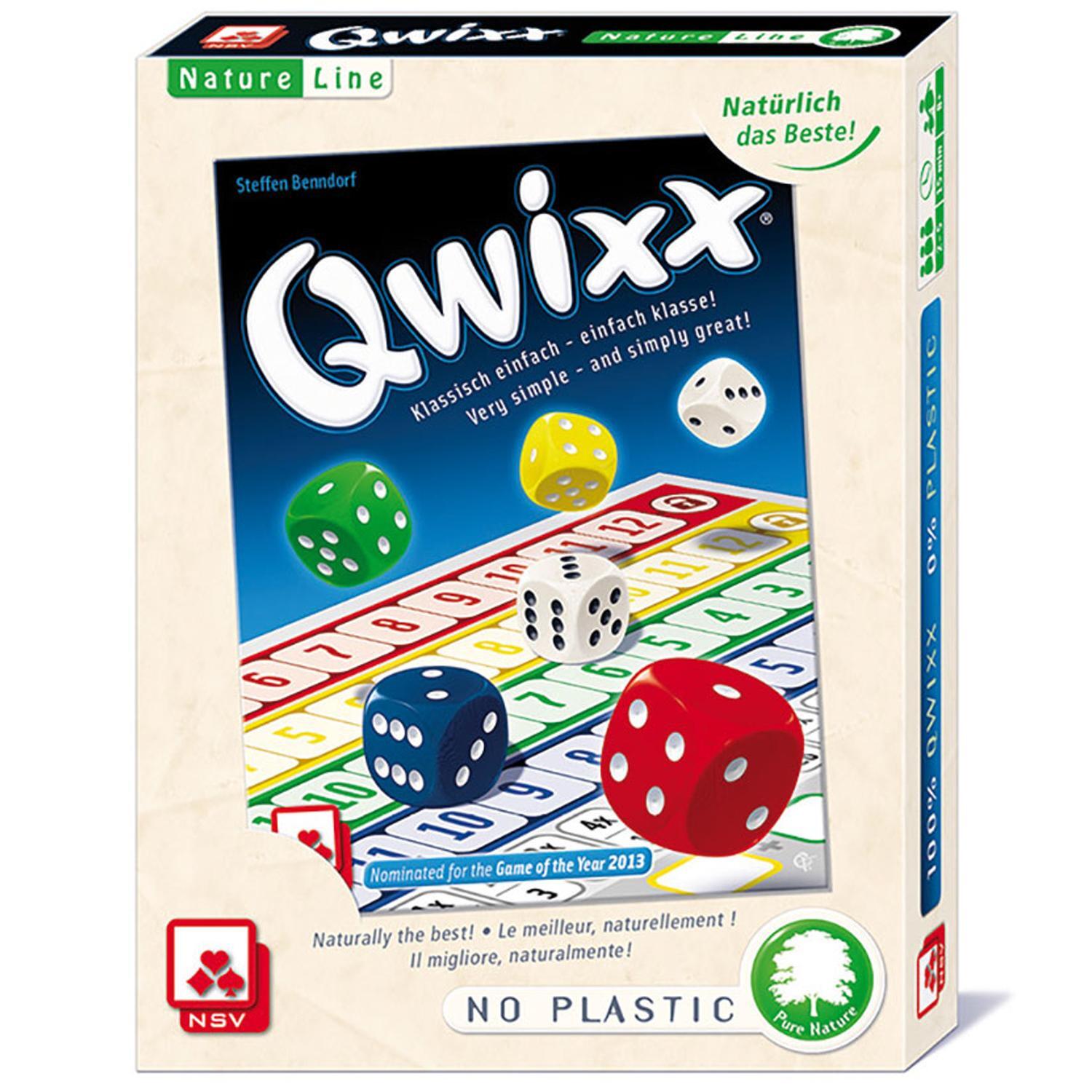 Cover: 4012426830006 | Qwixx - Natureline | Nürnberger Spielkarten Verlag | Spiel | 22599248