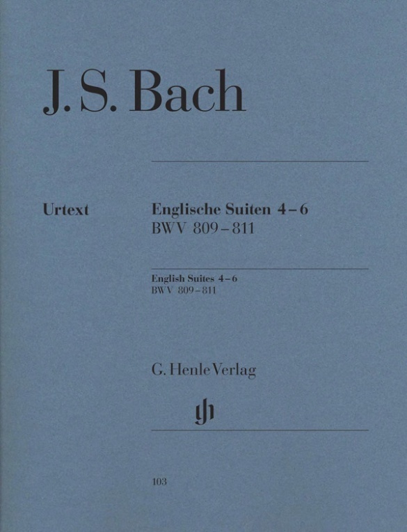 Cover: 9790201801032 | Englische Suiten 4-6 BWV 809-811 | English Suites 4-6, BWV 809-811