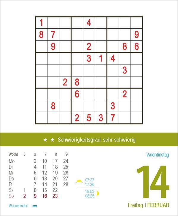 Bild: 9783731879510 | Profi Sudoku 2025 | Verlag Korsch | Kalender | 328 S. | Deutsch | 2025