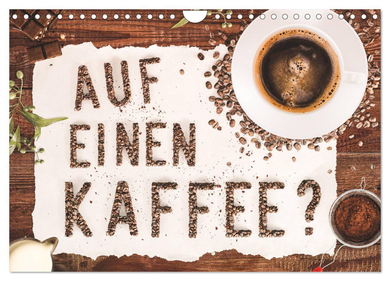 Cover: 9783435308699 | Auf einen Kaffee? (Wandkalender 2025 DIN A4 quer), CALVENDO...