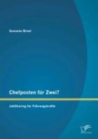 Cover: 9783842892170 | Chefposten für Zwei? JobSharing für Führungskräfte | Susanne Broel