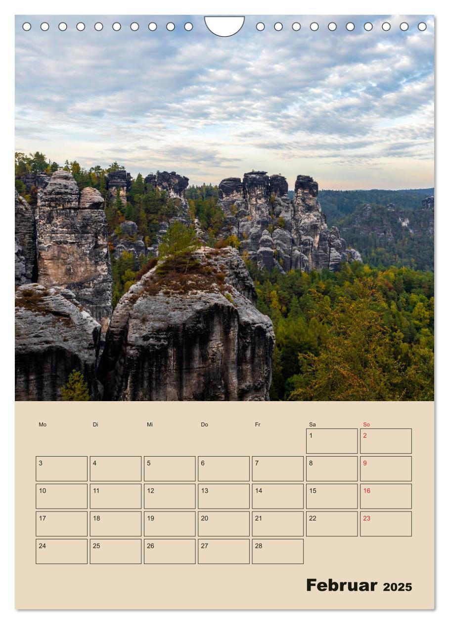 Bild: 9783435972197 | Zauberhafte Sächsische Schweiz (Wandkalender 2025 DIN A4 hoch),...