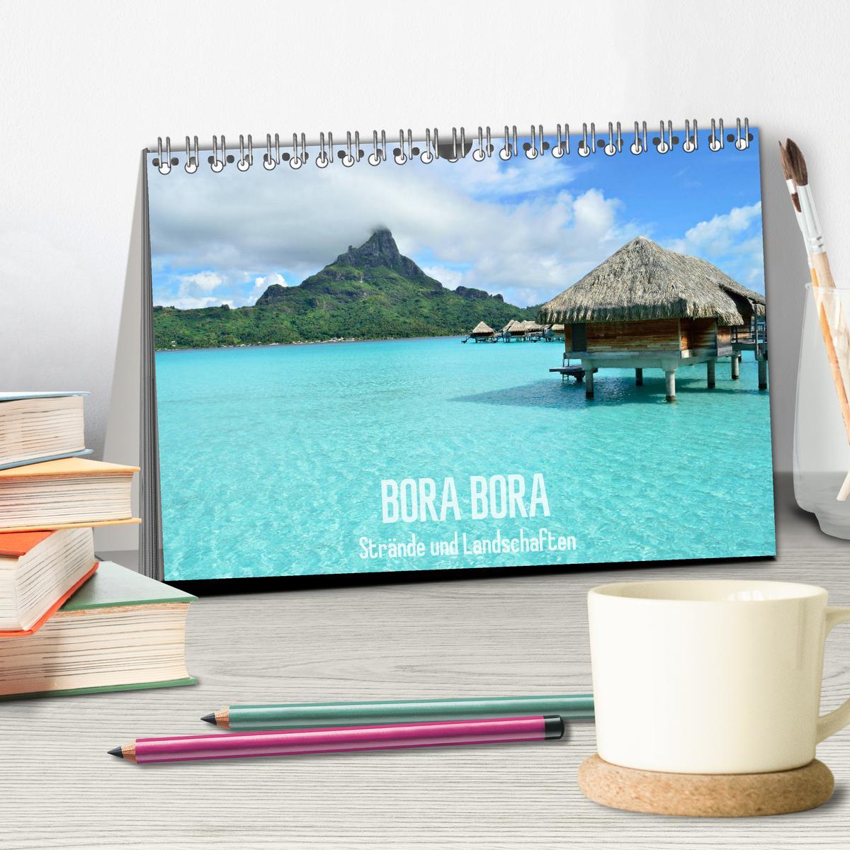 Bild: 9783435222841 | Bora Bora - Strände und Landschaften (Tischkalender 2025 DIN A5...