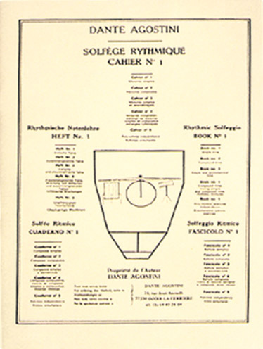 Cover: 9790707005118 | AGOSTINI, D: SOLFEGE RYTHMIQUE VOLUME 1 DRUMS | DANTE AGOSTINI | Buch