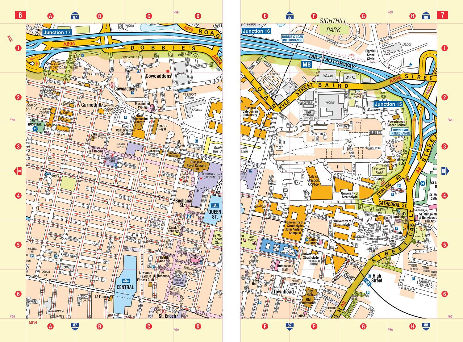 Bild: 9780008560430 | Greater Glasgow A-Z Street Atlas | A-Z Maps | Taschenbuch | Englisch