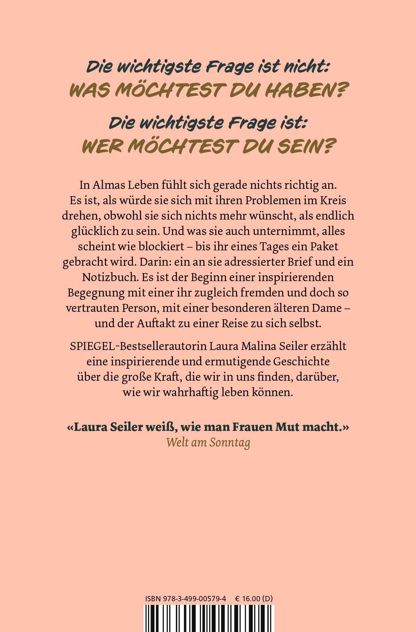 Rückseite: 9783499005794 | Zurück zu mir | Eine heilende Begegnung | Laura Malina Seiler | Buch