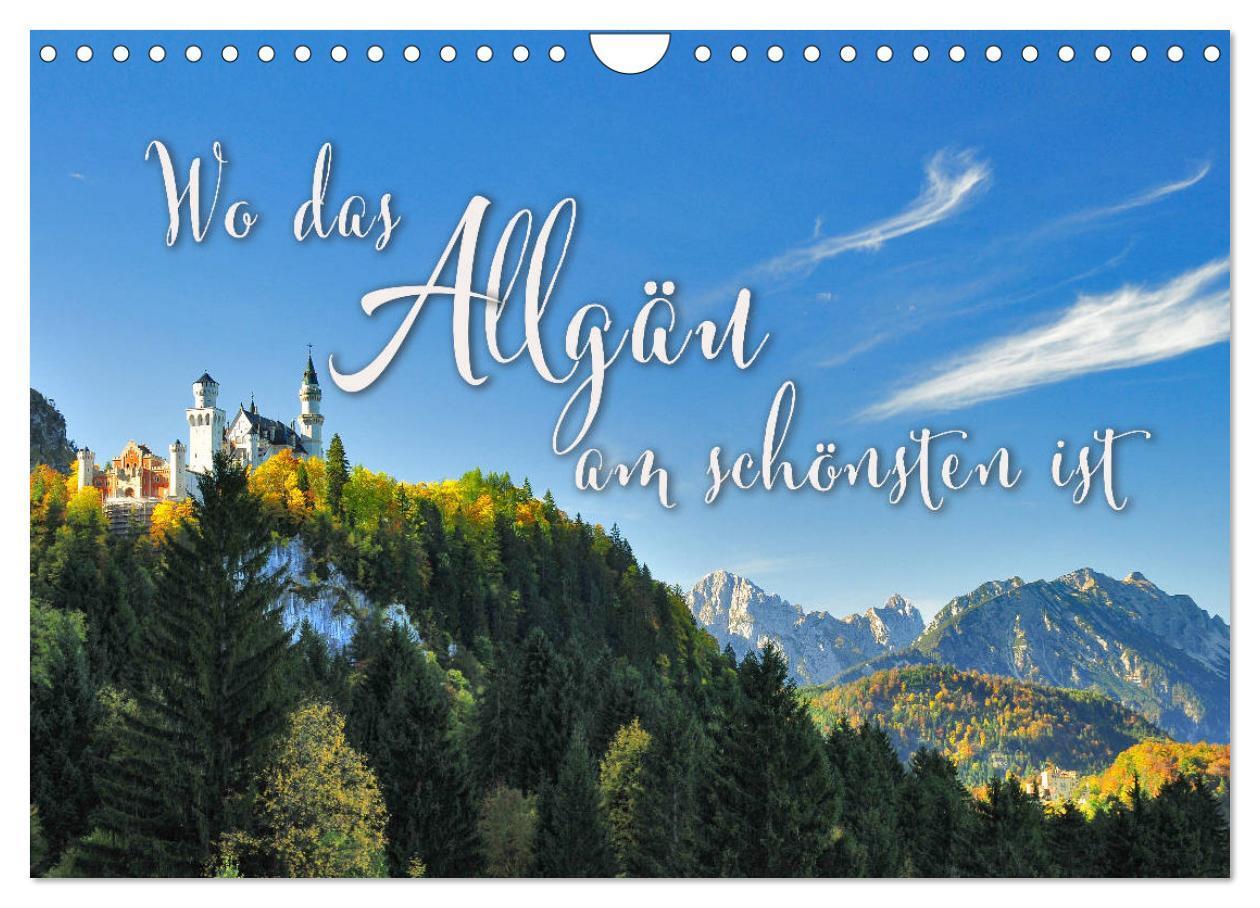 Cover: 9783457128992 | Wo das Allgäu am schönsten ist (Wandkalender 2025 DIN A4 quer),...