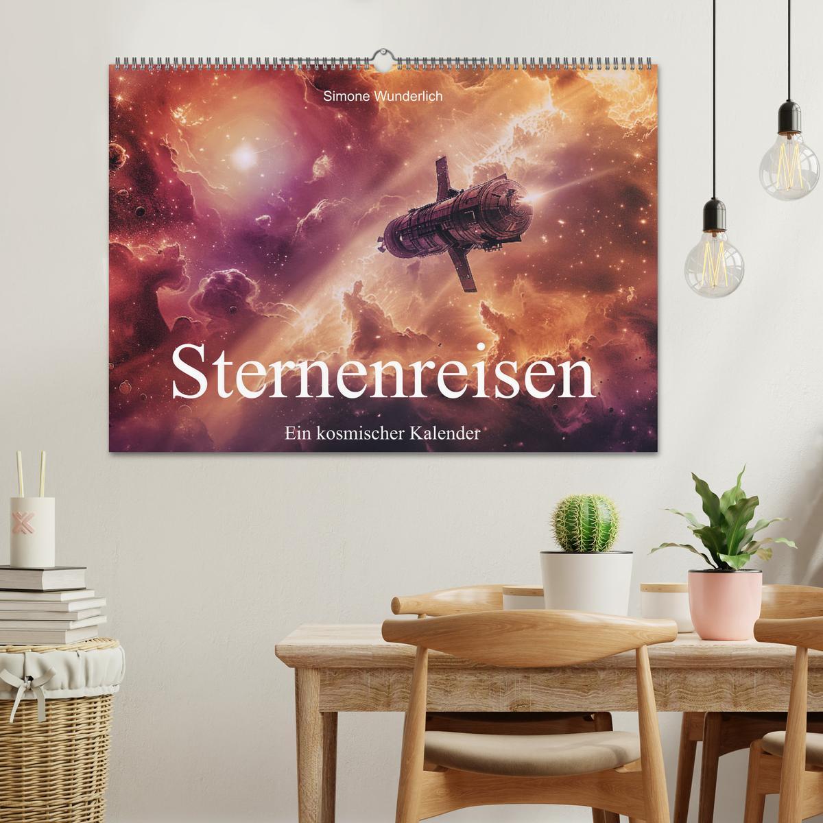 Bild: 9783383821080 | Sternenreisen - Ein kosmischer Kalender (Wandkalender 2025 DIN A2...