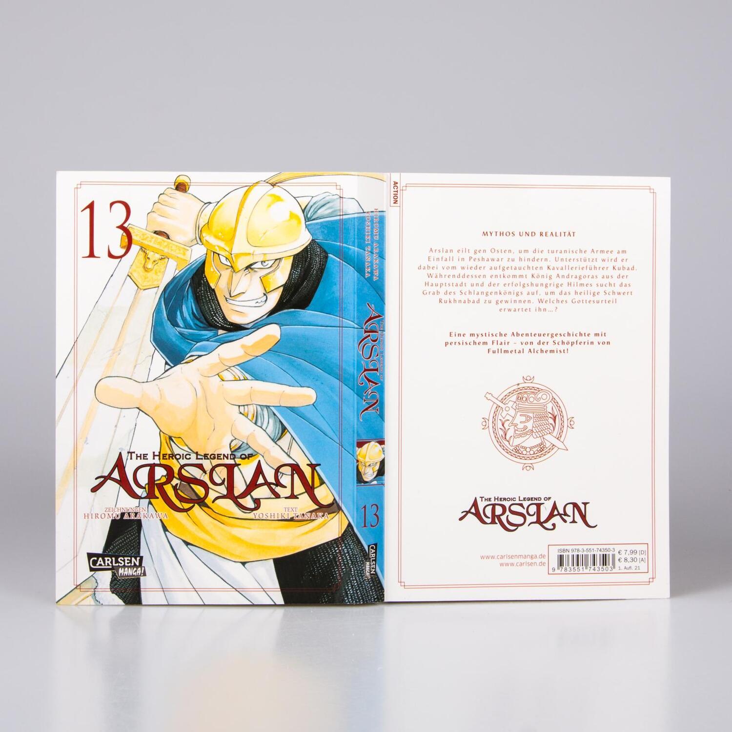 Bild: 9783551743503 | The Heroic Legend of Arslan 13 | Hiromu Arakawa (u. a.) | Taschenbuch