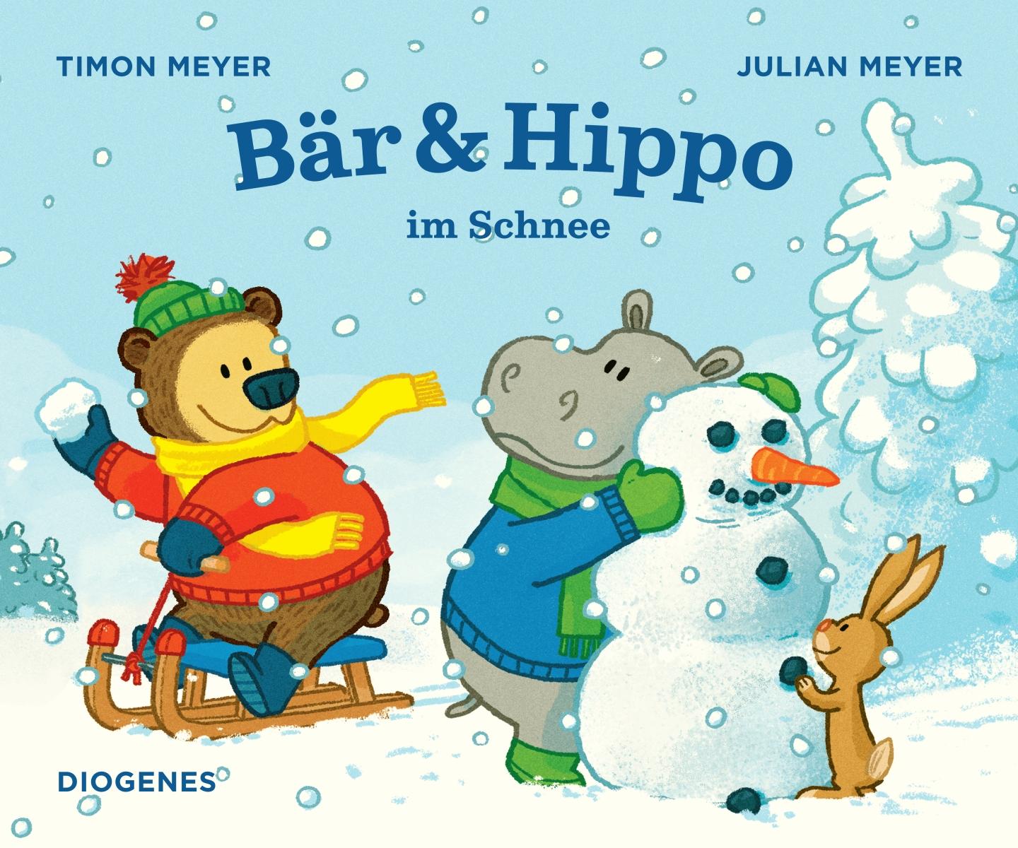 Cover: 9783257012682 | Bär &amp; Hippo im Schnee | Julian Meyer (u. a.) | Buch | Bär und Hippo