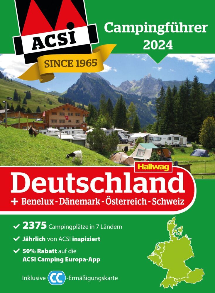 Cover: 9783828310674 | ACSI Campingführer Deutschland 2024 | Taschenbuch | Klappenbroschur