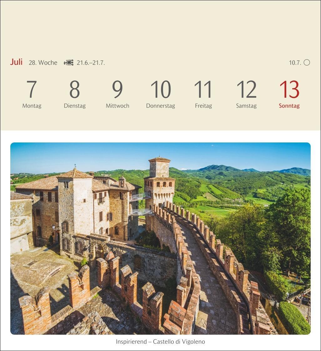 Bild: 9783840034862 | Das Glück liegt in Italien Postkartenkalender 2025 - Wochenkalender...