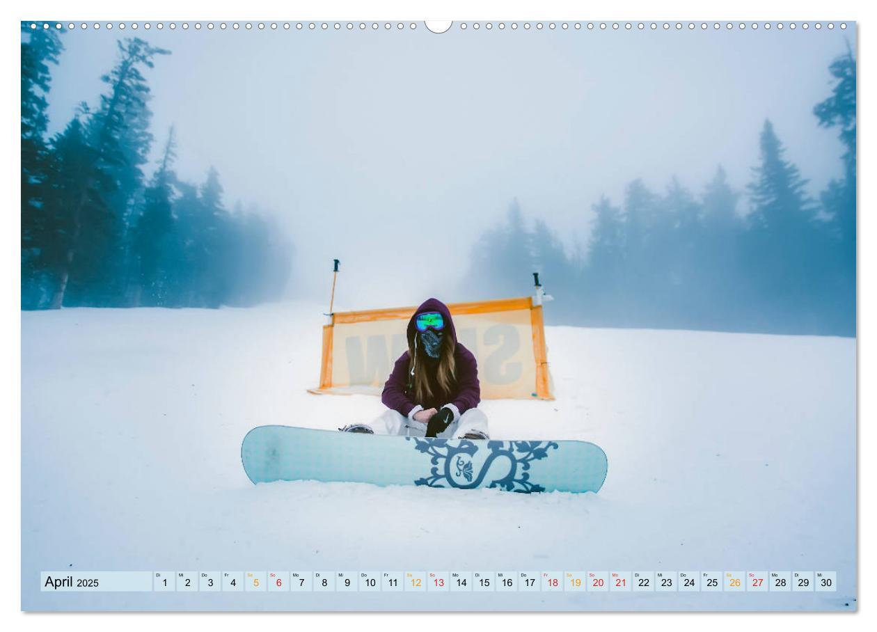 Bild: 9783435365142 | Snowboard - so cool (hochwertiger Premium Wandkalender 2025 DIN A2...