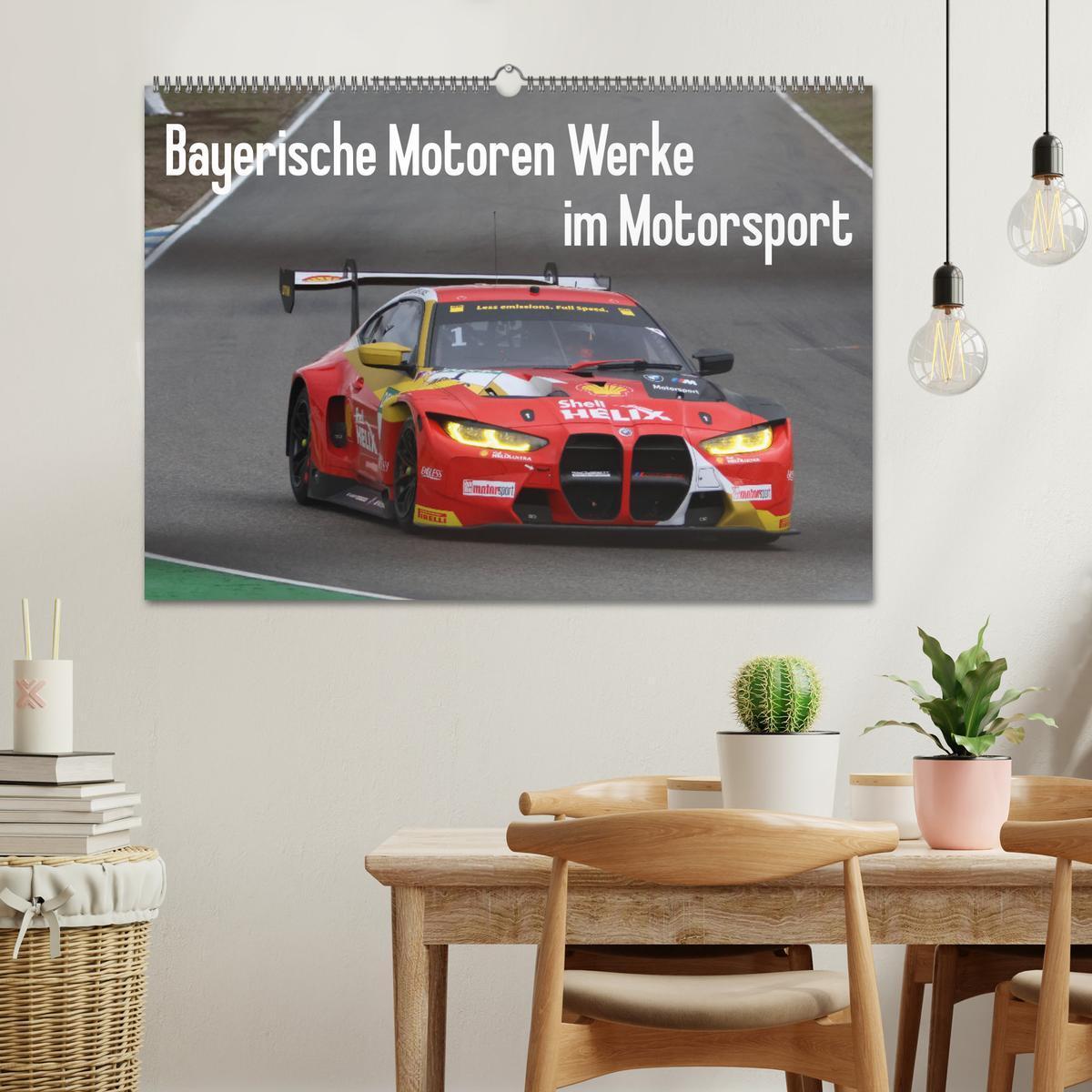 Bild: 9783435839186 | Bayerische Motoren Werke im Motorsport (Wandkalender 2025 DIN A2...