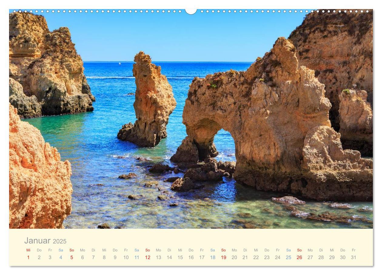 Bild: 9783435477883 | Algarve - Portugals goldene Küste (Wandkalender 2025 DIN A2 quer),...