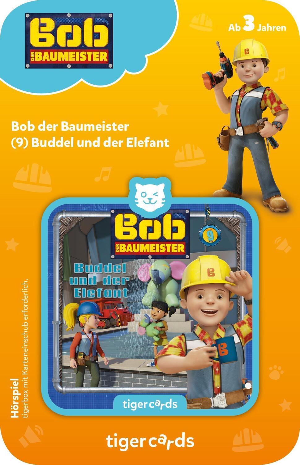 Bild: 4260535480982 | tigercard - Bob der Baumeister - Folge 9: Buddel der Elefant | Stück