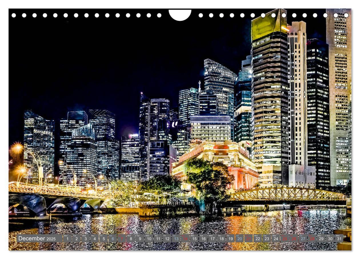 Bild: 9781325941469 | Singapore - Discover Central Area (Wall Calendar 2025 DIN A4...