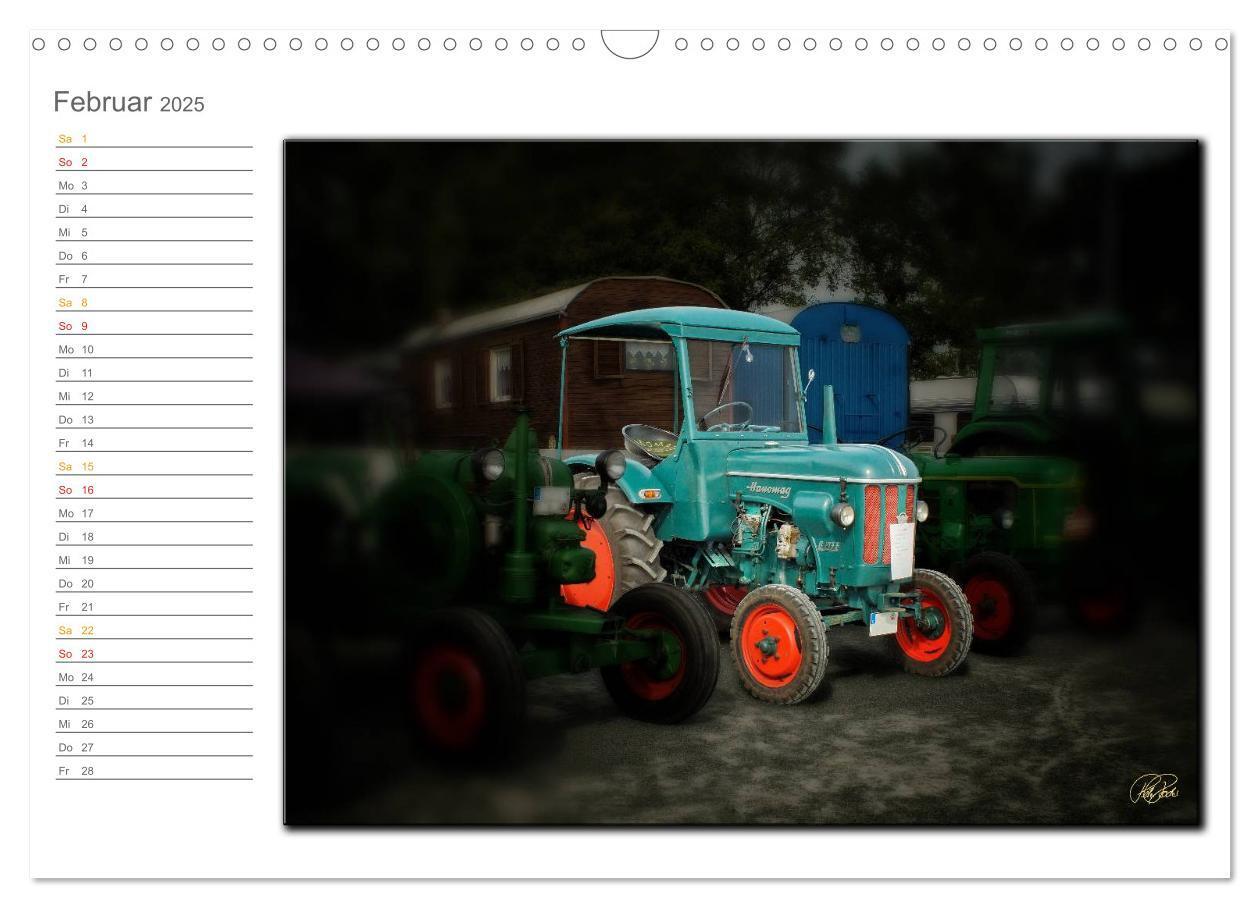 Bild: 9783435634514 | Oldtimer - geliebte Trecker (Wandkalender 2025 DIN A3 quer),...