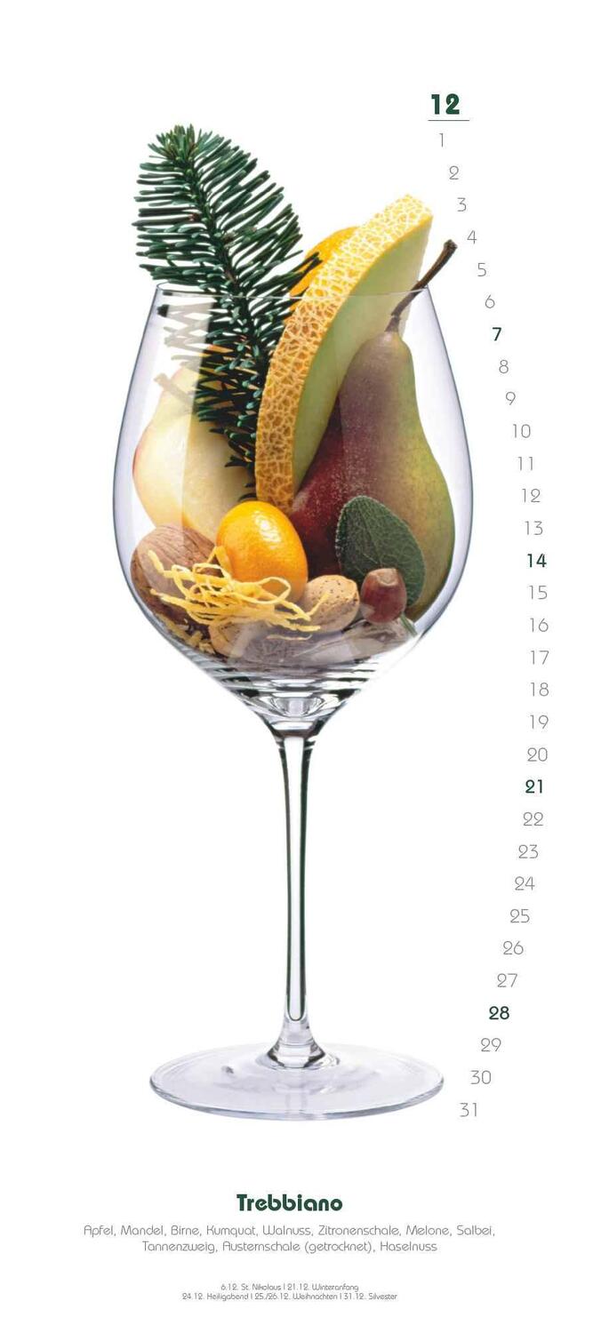 Bild: 4250809653716 | Weinaromen 2025 - Wandkalender - Weinsorten und wonach sie...