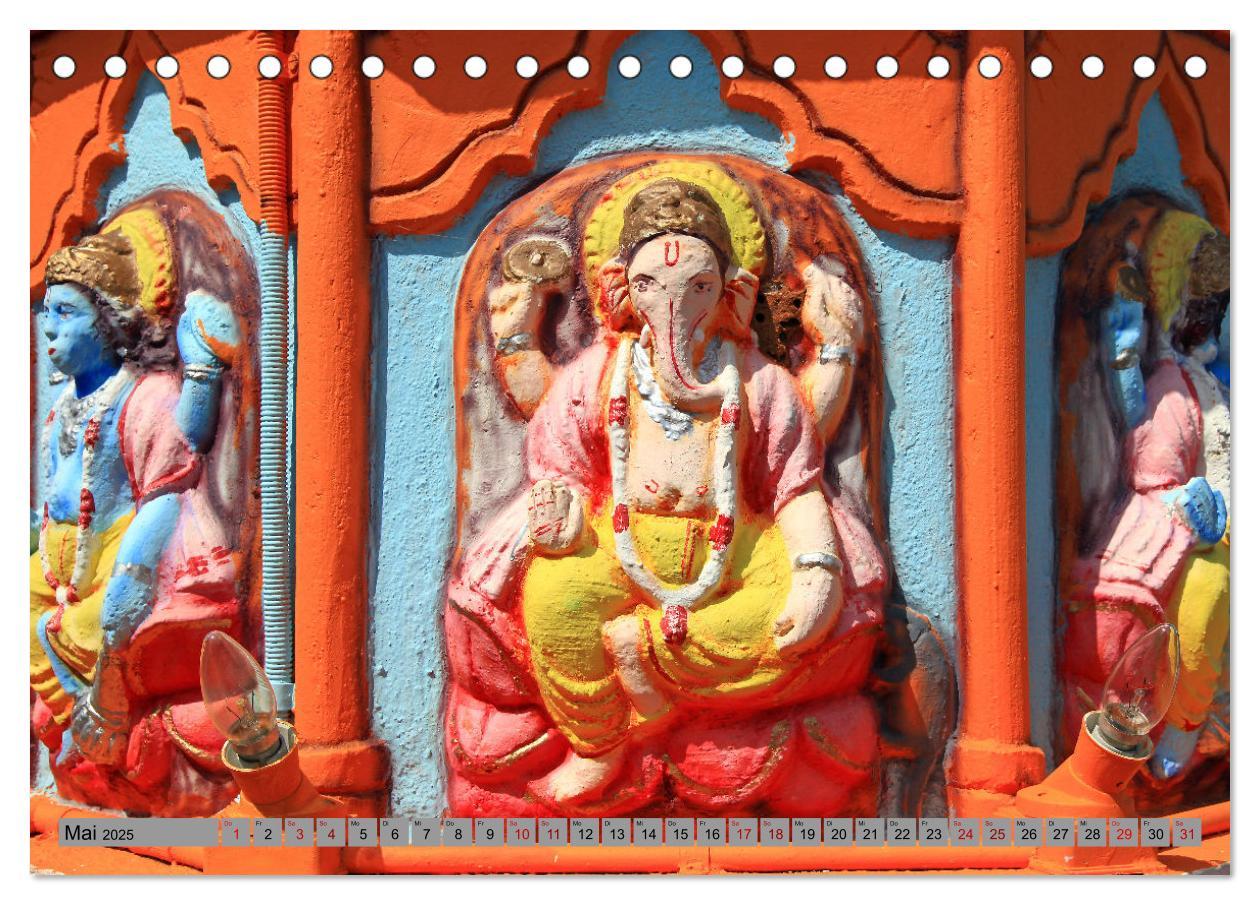 Bild: 9783457231432 | Typisch Indien - Ganesha der Elefantengott (Tischkalender 2025 DIN...