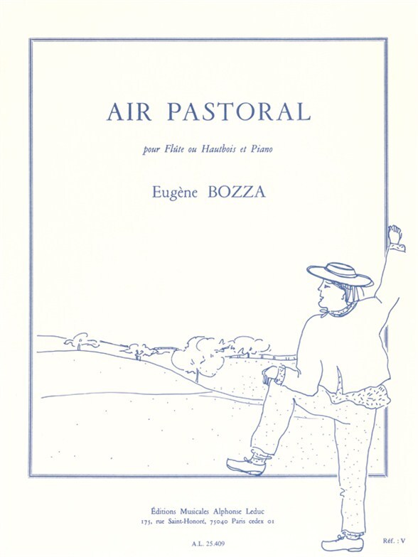 Cover: 9790046254093 | Air Pastoral For Oboe Or Flute And Piano | Eugène Bozza | Buch