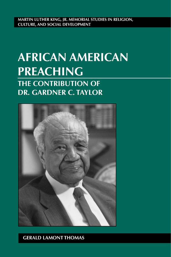 Cover: 9780820474120 | African American Preaching | The Contribution of Dr. Gardner C. Taylor