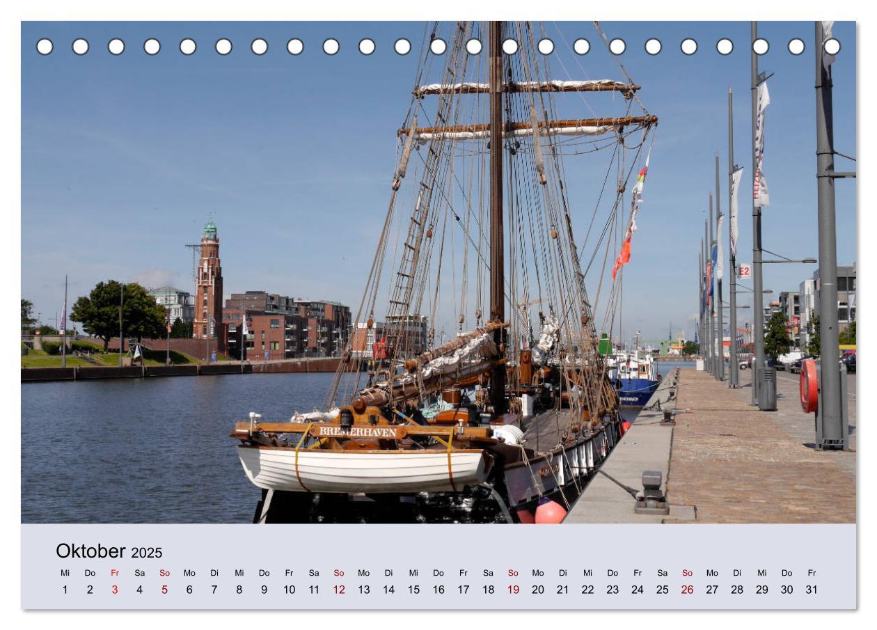 Bild: 9783435355181 | Bremerhaven. Die Seestadt an der Nordseeküste (Tischkalender 2025...