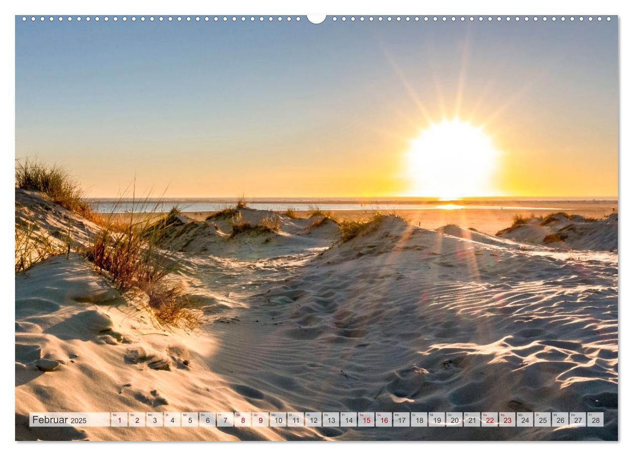 Bild: 9783435080410 | BORKUM-LIEBE (Wandkalender 2025 DIN A2 quer), CALVENDO Monatskalender