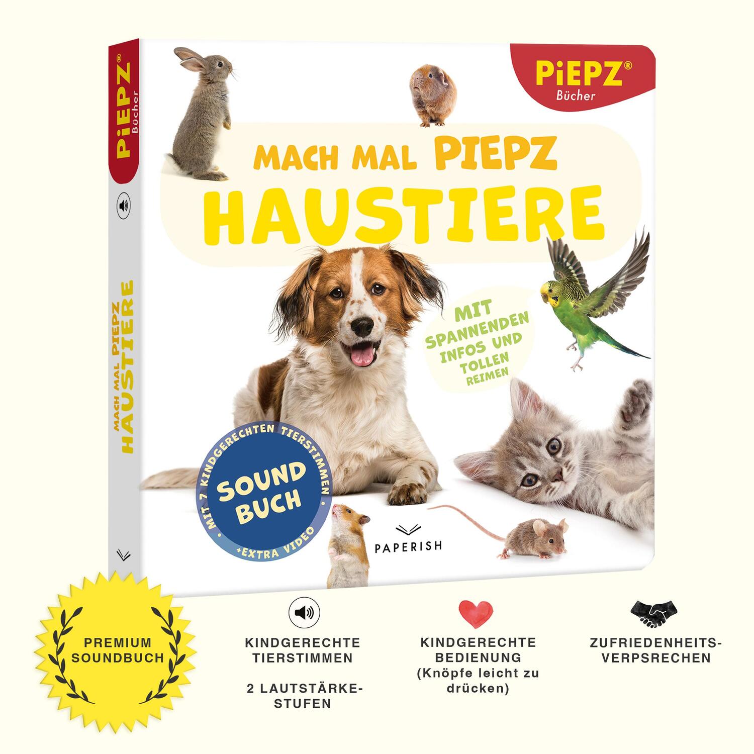 Bild: 9783968950372 | Mach mal PIEPZ® - Haustiere | PIEPZ® Soundbücher | Buch | 14 S. | 2024