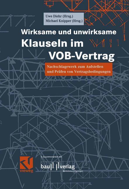 Cover: 9783322802118 | Wirksame und unwirksame Klauseln im VOB-Vertrag | Knipper (u. a.)