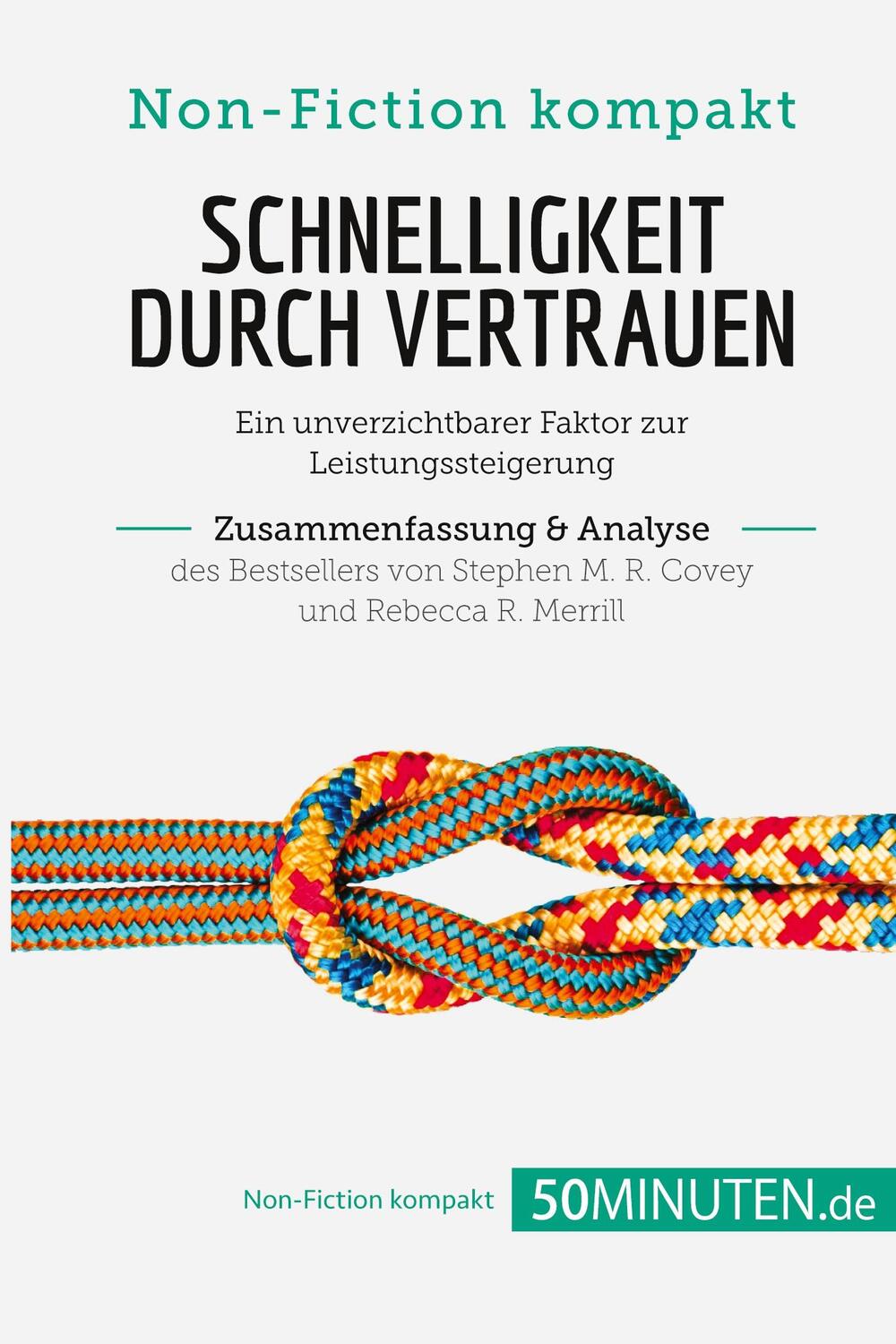 Cover: 9782808010580 | Schnelligkeit durch Vertrauen. Zusammenfassung & Analyse des...