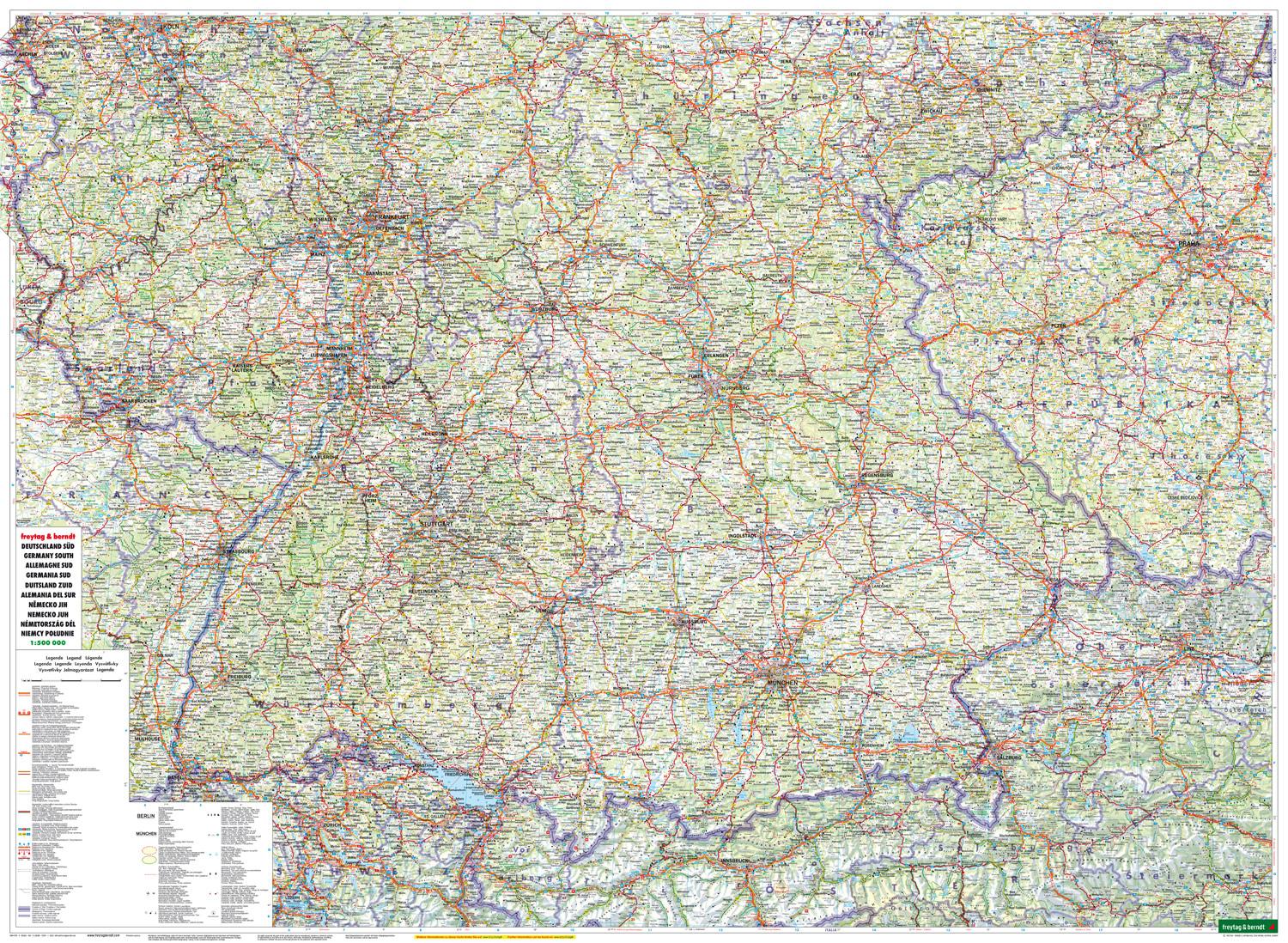 Bild: 9783850848596 | Deutschland, Straßenkarte 1:500.000, freytag &amp; berndt | KG | Deutsch